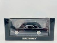 LINCOLN: A 1:43 scale model by Minichamps of the 1956 Lincoln Continental Coupe in black, complete with original packaging [Location: Sydney] - 8