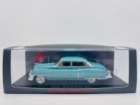 CADILLAC: A 1:43 scale model by Spark of the 1950 Cadillac Series 62 Berline in light blue, complete with original packaging [Location: Sydney] - 7
