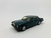 Jaguar: A white metal&nbsp;1:43 scale model by SMTS of the XJ6 Series 3, in original packaging [Location: Sydney]
