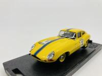 JAGUAR: A 1:43 scale model by Box of the E-type FHC in 1988 Targa Florio livery, in original packaging [Location: Sydney] - 2