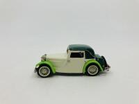 JAGUAR: A 1:43 scale model by Milestone of the 1932 SS2 in Cream/Green, in original packaging [Location: Sydney] - 3
