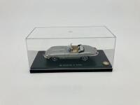 JAGUAR: A 1:43 scale model by Kyosho&nbsp;of the E-type Roadster in Silver, in original packaging [Location: Sydney] - 6
