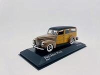 FORD: A 1:43 scale model by Minichamps of the 1940&nbsp;Ford DeLuxe Woody in brown. Limited edition, 1 of 1,152 pieces,&nbsp;complete with original packaging [Location: Sydney] - 2