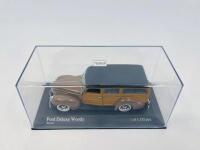 FORD: A 1:43 scale model by Minichamps of the 1940&nbsp;Ford DeLuxe Woody in brown. Limited edition, 1 of 1,152 pieces,&nbsp;complete with original packaging [Location: Sydney] - 7