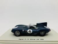 JAGUAR: A 1:43 scale model by Spark of the D-type 1956 Le Mans winner, in original packaging [Location: Sydney]