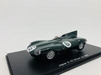 JAGUAR: A 1:43 scale model by Spark of the D-type 1955 Le Mans winner, in original packaging [Location: Sydney] - 2