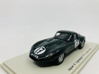 Jaguar: A 1:43 scale model by Spark of the E-type Lightweight 'Low Drag' Coupe&nbsp;in 1964 Le Mans livery, in original packaging [Location: Sydney]