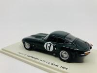 Jaguar: A 1:43 scale model by Spark of the E-type Lightweight 'Low Drag' Coupe&nbsp;in 1964 Le Mans livery, in original packaging [Location: Sydney] - 2