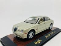 Jaguar: A 1:43 scale model by Maisto&nbsp;of the S-type Saloon, in original packaging [Location: Sydney] - 2