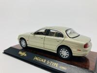 Jaguar: A 1:43 scale model by Maisto&nbsp;of the S-type Saloon, in original packaging [Location: Sydney] - 3