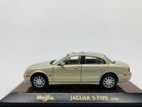 Jaguar: A 1:43 scale model by Maisto&nbsp;of the S-type Saloon, in original packaging [Location: Sydney]