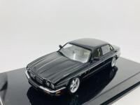 Jaguar: A 1:43 scale model by AutoArt of the XJR in Black, in original packaging [Location: Sydney] - 5