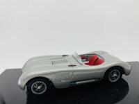 Jaguar: A 1:43 scale model by AutoArt of the C-type in Silver, in original packaging [Location: Sydney]
