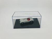 Jaguar: A 1:43 scale model by AutoArt of the C-type in Silver, in original packaging [Location: Sydney] - 4