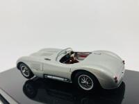 Jaguar: A 1:43 scale model by AutoArt of the C-type in Silver, in original packaging [Location: Sydney] - 6