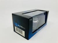 Jaguar: A 1:43 scale model by AutoArt of the XJ8 in Blue, in original packaging [Location: Sydney] - 5