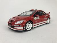 PEUGEOT: Three 1:18 scale Peugeot rally cars produced by AutoArt (NB description) - 22