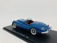 Jaguar: A 1:43 scale model by Spark of the 1957 XK140 Roadster, in original packaging [Location: Sydney] - 3