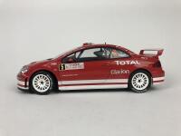 PEUGEOT: Three 1:18 scale Peugeot rally cars produced by AutoArt (NB description) - 23