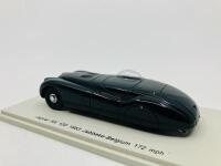 Jaguar: A 1:43 scale model by Spark of the XK120 Roadster in 1953 Jabbeke, Belgium livery, in original packaging [Location: Sydney] - 2