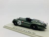 Jaguar: A 1:43 scale model by Spark of the XK120 Roadster in 1951 Le Mans livery, in original packaging [Location: Sydney] - 2