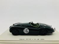 Jaguar: A 1:43 scale model by Spark of the XK120 Roadster in 1950&nbsp;Le Mans livery, in original packaging [Location: Sydney] - 3