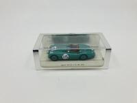 Jaguar: A 1:43 scale model by Spark of the XK120 Roadster in 1950 Le Mans livery, in original packaging [Location: Sydney] - 5