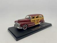 PONTIAC: A 1:43 scale model by the Goldvarg Collection of the 1948&nbsp;Pontiac&nbsp;Streamlined Woodie&nbsp;in Rio Red. Limited edition, #035&nbsp;of 200 units, complete with original packaging [Location: Sydney] - 2