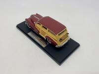 PONTIAC: A 1:43 scale model by the Goldvarg Collection of the 1948&nbsp;Pontiac&nbsp;Streamlined Woodie&nbsp;in Rio Red. Limited edition, #035&nbsp;of 200 units, complete with original packaging [Location: Sydney] - 5