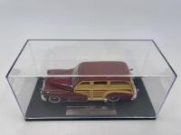 PONTIAC: A 1:43 scale model by the Goldvarg Collection of the 1948&nbsp;Pontiac&nbsp;Streamlined Woodie&nbsp;in Rio Red. Limited edition, #035&nbsp;of 200 units, complete with original packaging [Location: Sydney] - 7