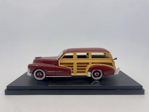 PONTIAC: A 1:43 scale model by the Goldvarg Collection of the 1948 Pontiac Streamlined Woodie in Rio Red. Limited edition, #035 of 200 units, complete with original packaging [Location: Sydney]