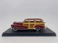 PONTIAC: A 1:43 scale model by the Goldvarg Collection of the 1948&nbsp;Pontiac&nbsp;Streamlined Woodie&nbsp;in Rio Red. Limited edition, #035&nbsp;of 200 units, complete with original packaging [Location: Sydney]