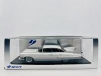 CADILLAC: A 1:43 scale model by Spark&nbsp;of the 1959 Cadillac Fleetwood Sixty Special sedasn in white, complete with original packaging [Location: Sydney] - 8