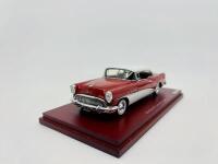 BUICK: A 1:43 scale model by TrueScale Minatures&nbsp;of the 1954 Buick Century coupe in two-tone red and white, complete with original packaging [Location: Sydney] - 2