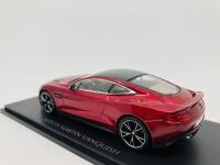 Aston Martin: A 1:43 scale model by Kyosho of the Vanquish in Volcano&nbsp;Red, in original packaging [Location: Sydney] - 6