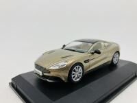 Aston Martin: A 1:43 scale model by Oxford of the Vanquish Coup&eacute; in Selene Bronze,&nbsp;in original packaging [Location: Sydney] - 4
