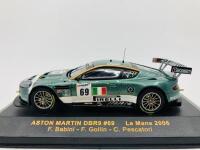 Aston Martin: A 1:43 scale model by IXO of the DBR9 in 2006 Le Mans livery, in original packaging [Location: Sydney]