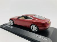 Aston Martin: A 1:43 scale model by Minichamps of the DB9 in Toro Red, in original packaging [Location: Sydney] - 6