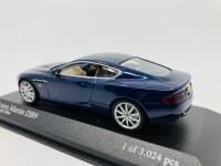 Aston Martin: A 1:43 scale model by Minichamps of the DB9 in Midnight Blue, in original packaging [Location: Sydney] - 6
