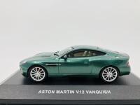 Aston Martin: A 1:43 scale model by IXO of the Vanquish V12, in original packaging [Location: Sydney]