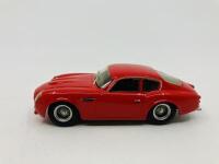 Aston Martin: A rare 1:43 scale model by SMTS of the DB4 GT Zagato in red, in original packaging [Location: Sydney]