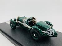 Aston Martin: A rare 1:43 scale model by S.L.M. of the 1 1/2-litre LM5 driven by A. C. Bertelli/M. Harvey, in original packaging [Location: Sydney] - 4