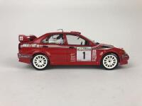 MITSUBISHI: Three 1:18 scale Mitsubishi Lancer rally cars produced by AutoArt (NB description) - 6