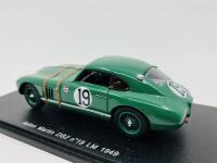 Aston Martin: A 1:43 scale model by Spark of the DB2 Team Car in 1949 Le Mans livery, in original packaging [Location: Sydney] - 5