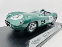 Aston Martin: A 1:18 scale model by Shelby Collectibles Inc. of the DBR/1 in 1959 Le Mans winning livery, in original packaging [Location: Sydney] - 4