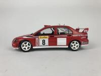MITSUBISHI: Three 1:18 scale Mitsubishi Lancer rally cars produced by AutoArt (NB description) - 14