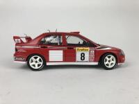 MITSUBISHI: Three 1:18 scale Mitsubishi Lancer rally cars produced by AutoArt (NB description) - 17