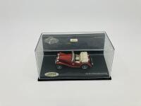 M.G.: A 1:43 scale model by Vitesse of the TC in red, Limited Edition (3,720 pieces), in original packaging [Location: Sydney] - 2