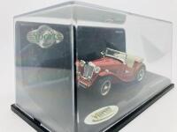 M.G.: A 1:43 scale model by Vitesse of the TC in red, Limited Edition (3,720 pieces), in original packaging [Location: Sydney] - 3