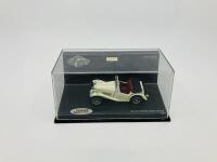 M.G.: A 1:43 scale model by Vitesse of the TC in white, Limited Edition (1,656&nbsp;pieces), in original packaging [Location: Sydney] - 2